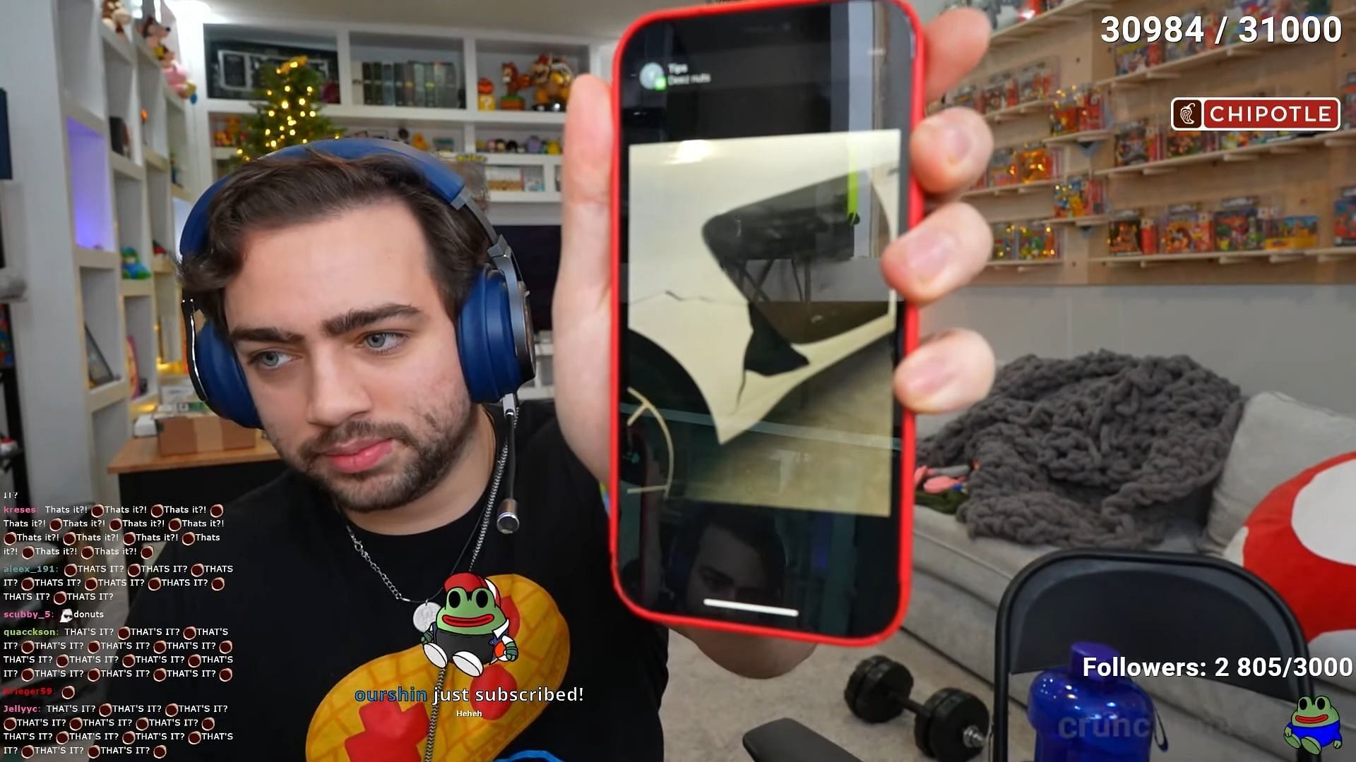 Mizkif reveals the person responsible for smashing his $250,000 Audi R8 (Image via Mizkif/YouTube)