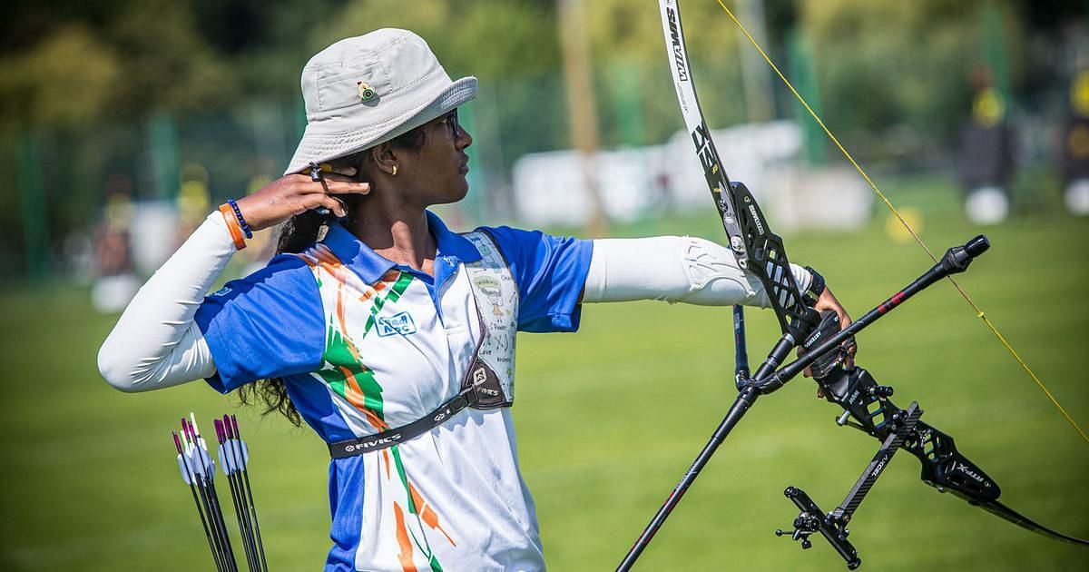 A file picture of Komalika Bari in action (Image courtesy: World Archery)