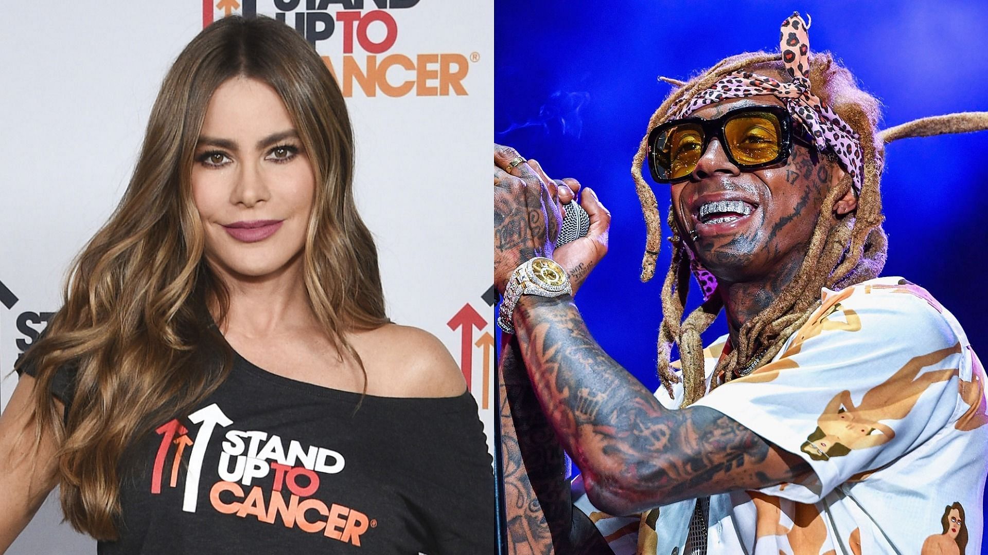 Sofia Vergara and Lil Wayne are two celebrities who were teen parents (Images via Getty Images)