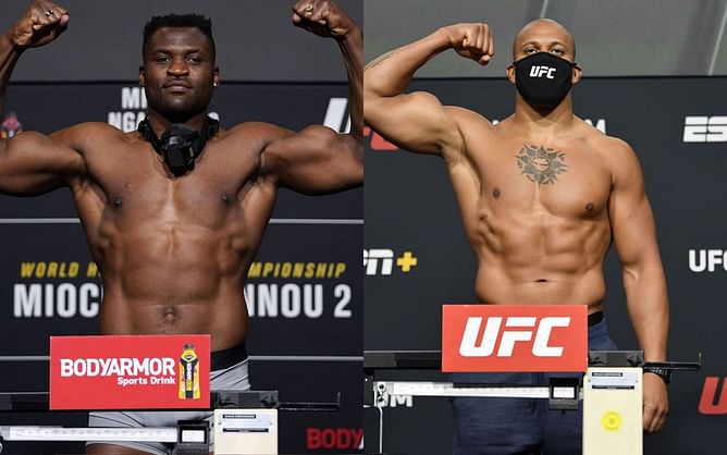 Francis Ngannou vs. Ciryl Gane: Height, weight and reach comparison
