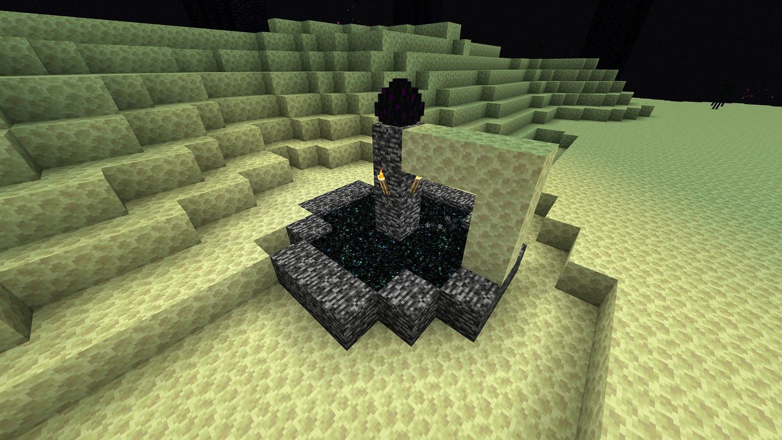The Dragon Egg is an ultra-rare item as it cannot be crafted (Image via Minecraft)
