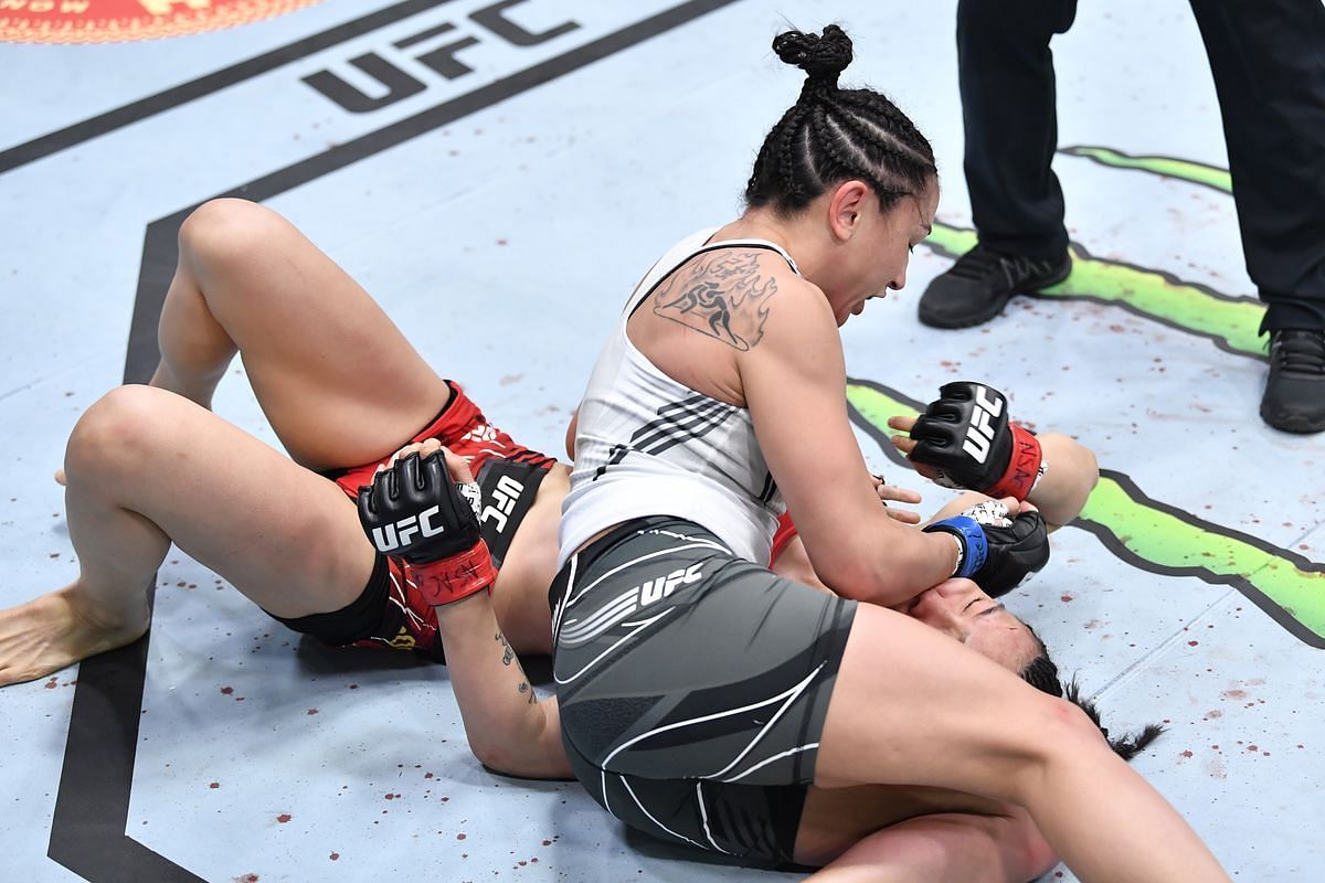 Carla Esparza's recent finish of Yan Xiaonan was her first in the octagon since 2014