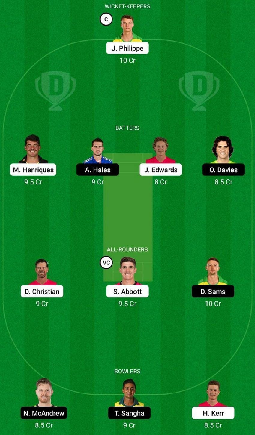 SIX vs THU Dream11 Fantasy Tip #2