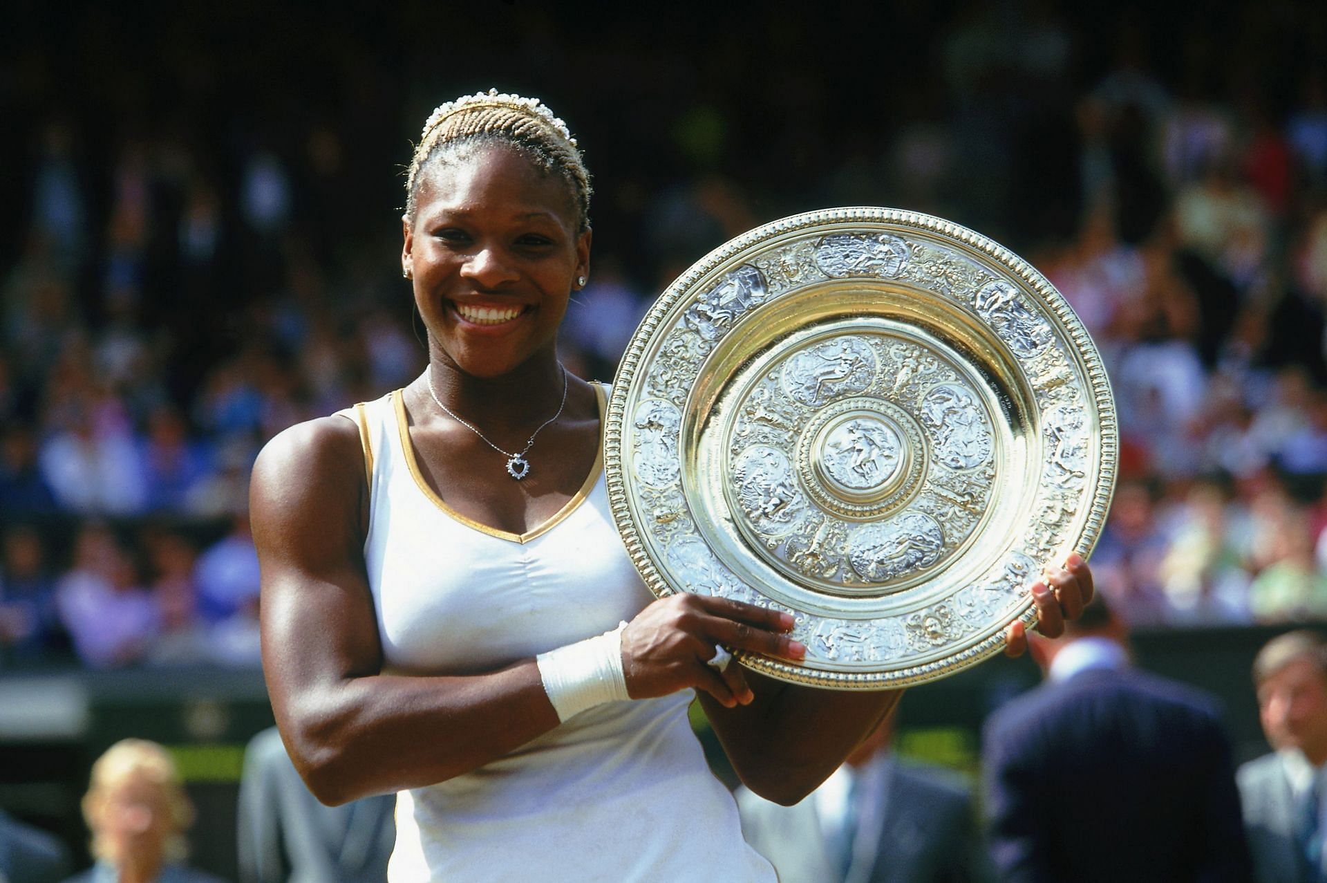 Serena Williams won a Major on every surface with the 2002 Wimbledon title
