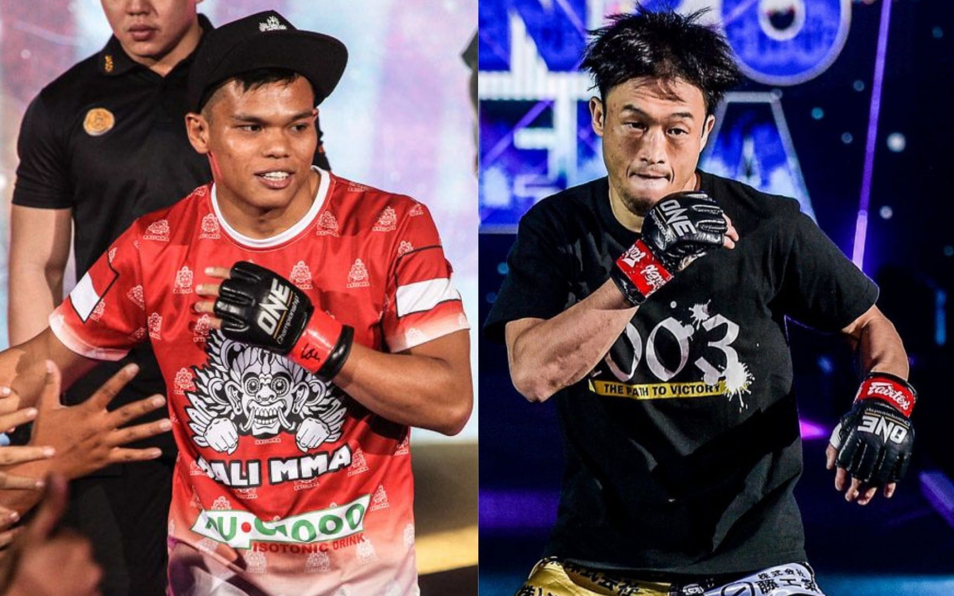 Elipitua Siregar (left) gets a new opponent and will now be fighting Senzo Ikeda (right) | Photo: ONE Championship