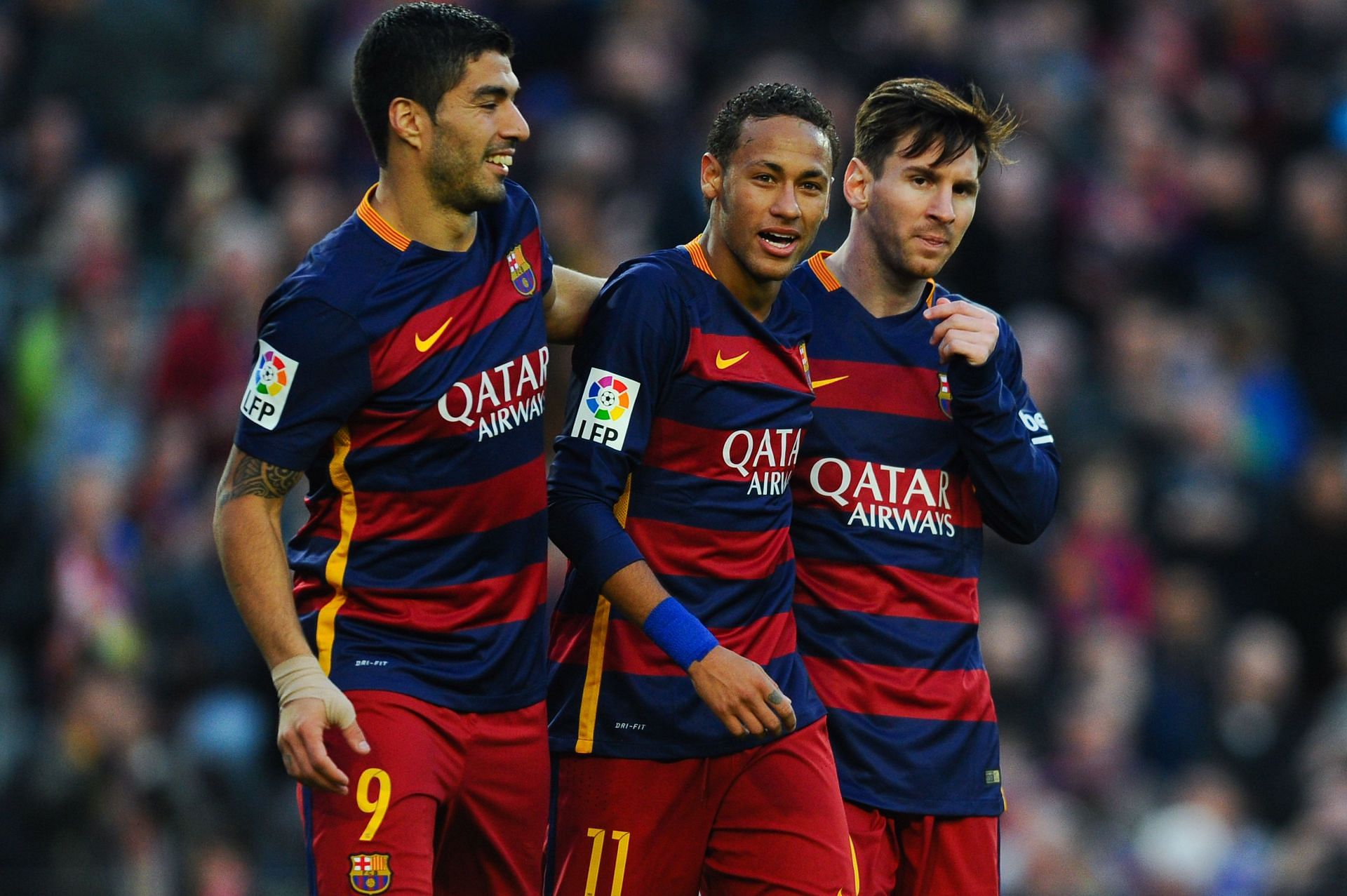 Neymar connected very well with Lionel Messi and Luis Suarez.