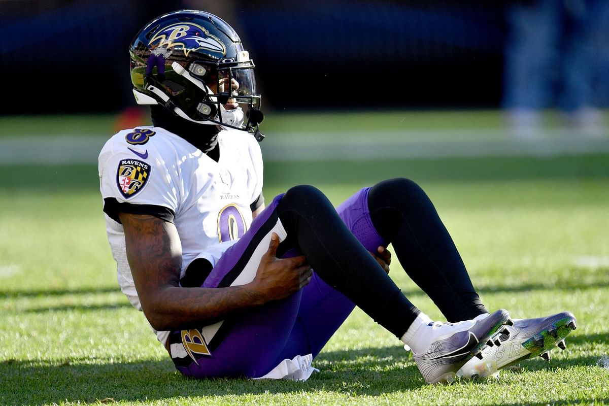 Is Lamar Jackson playing today against Steelers?