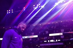 Listing the 3 active players with most career field goals made in the NBA playoffs