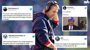 NFL fans storm Twitter as Giants finally cut underperforming HC Joe Judge