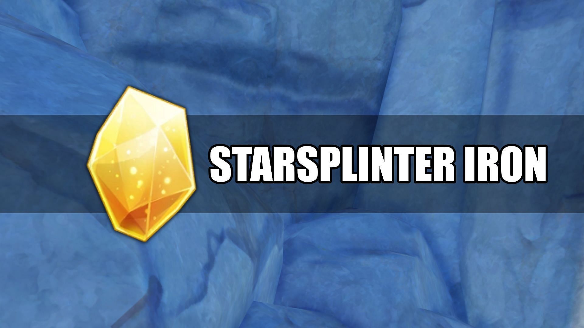 Starsplinter Iron is a rare material only used in one quest (Image via Genshin Impact)