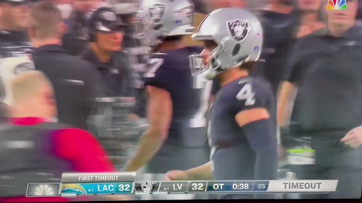 Did Justin Herbert want a Chargers-Raiders tie? QB appears to hope for tie  during fateful OT timeout