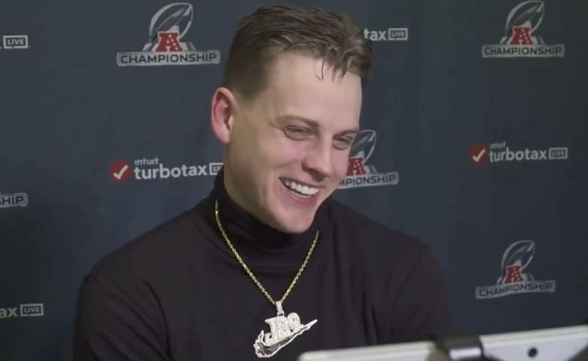 Joe Burrow makes too much money for real diamond necklace