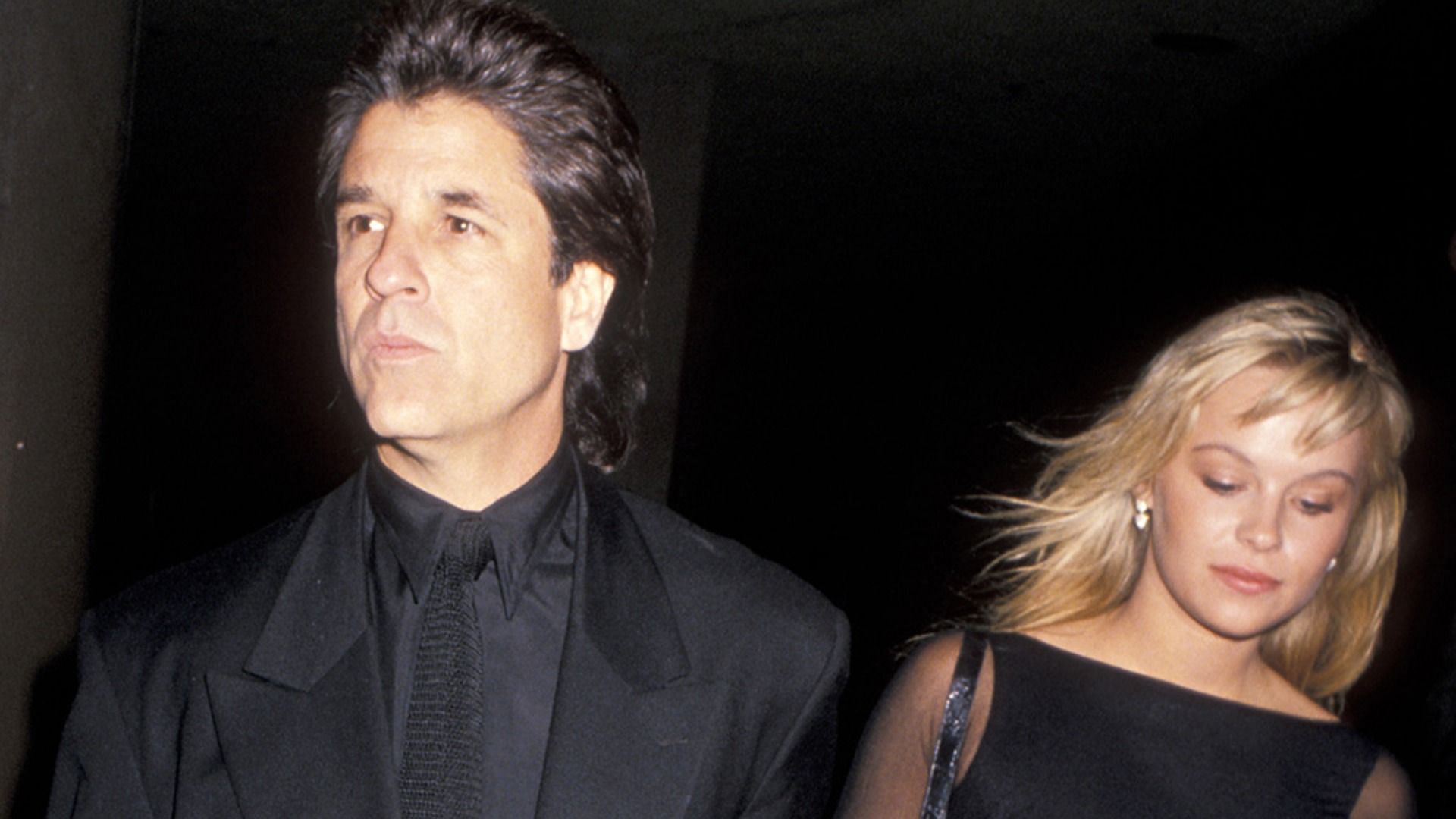 Pamela Anderson and Jon Peters (Image via Getty Images/ Ron Galella)