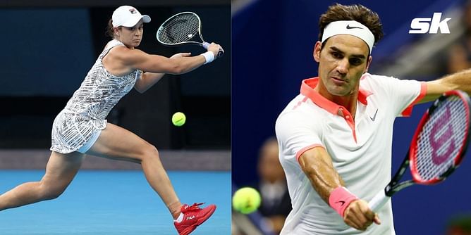 Jim Courier believes Ashleigh Barty has "the best backhand slice technique in the world" - even better than Roger Federer's