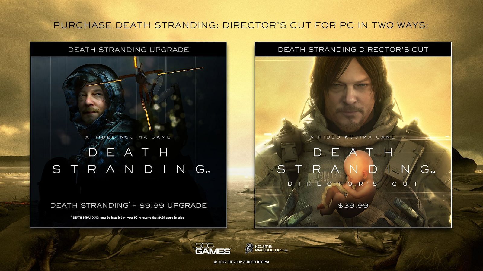 Director&#039;s Cut (Image via Kojima Games)