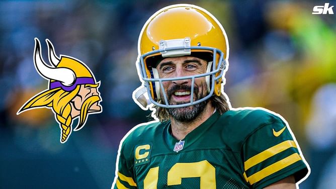 What is Aaron Rodgers' record against the Minnesota Vikings?