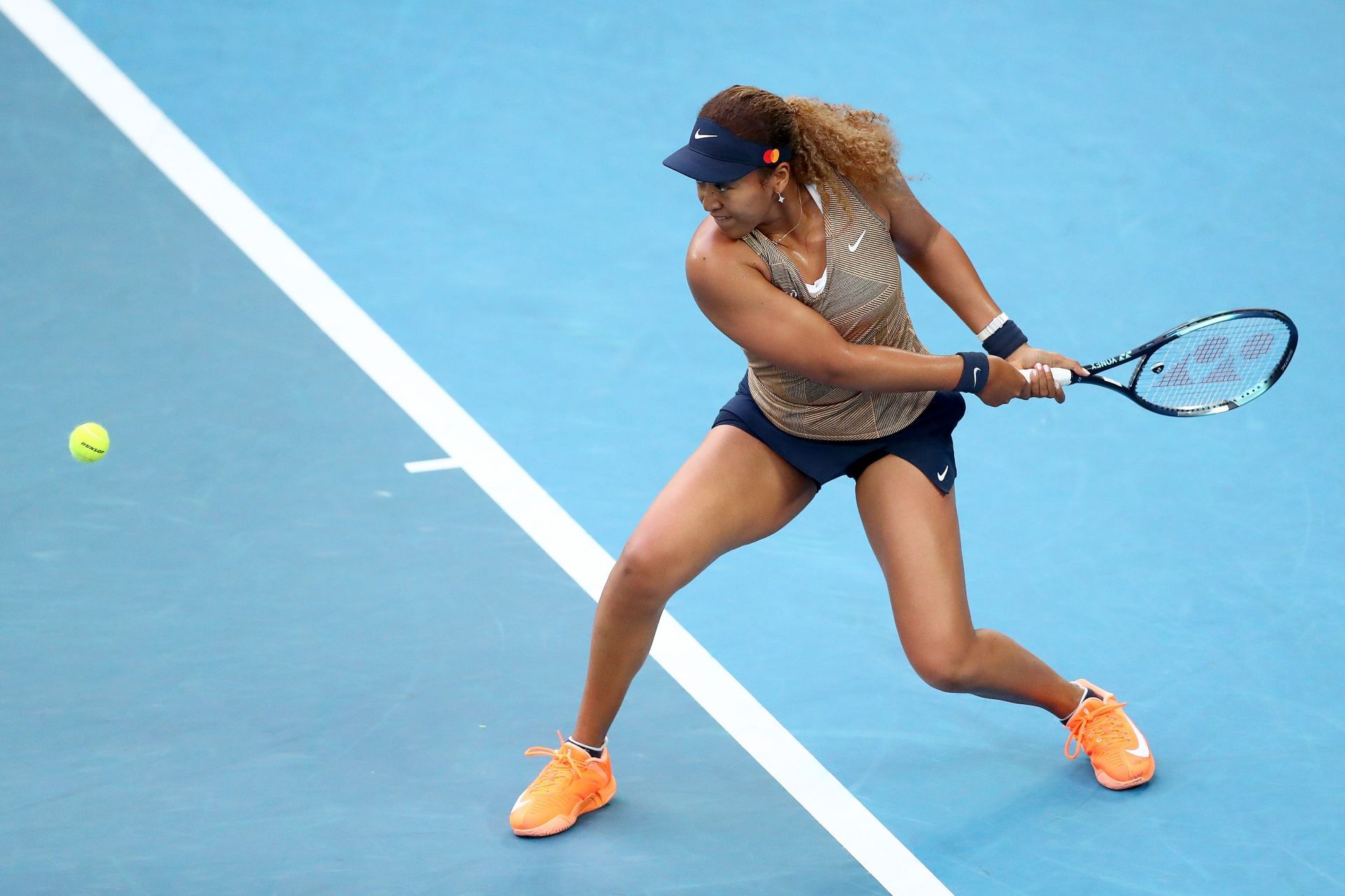 Naomi Osaka at the 2022 Melbourne Summer Set 1.