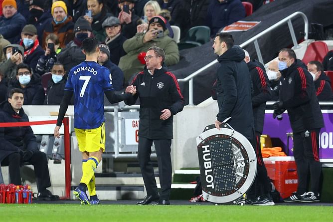Twitter erupts as Cristiano Ronaldo reacts furiously to being subbed off in Manchester United win