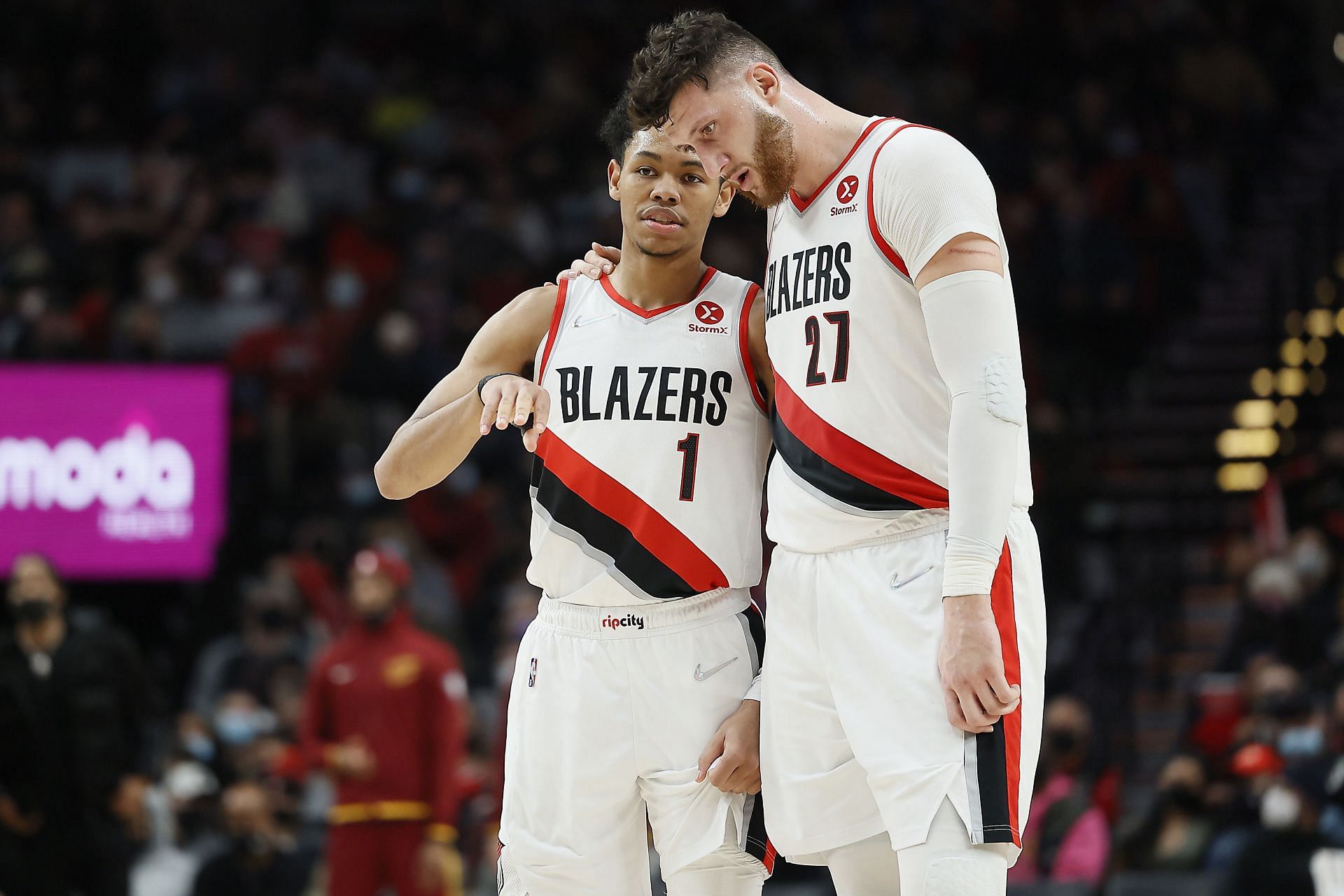 Two unlikely heroes have come up big recently for the Rip City team. [Photo: Oregon Live]