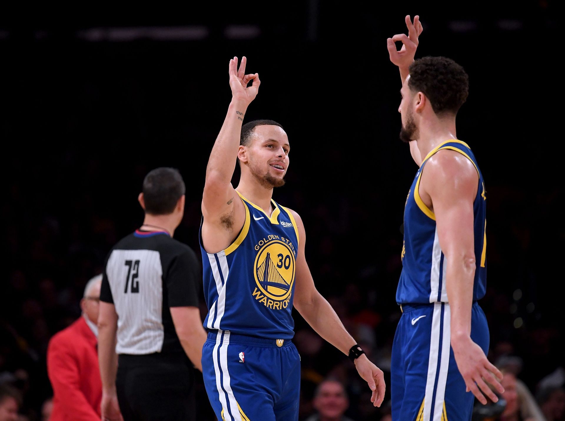 NBA: Splash Brothers Curry, Thompson lead Warriors past Pistons