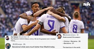 Twitter explodes as Real Madrid beat Barcelona 3-2 in extra-time thriller