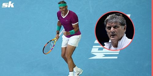 Spain's Rafael Nadal and Toni Nadal