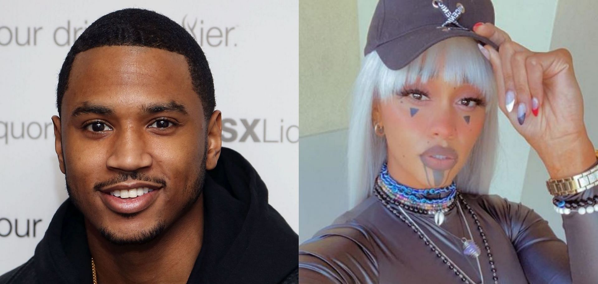 Dylan Gonzalez has accused Trey Songz of assault and misconduct (Image via Taylor Hill/Getty Images and Dylan Gonzalez/Instagram)