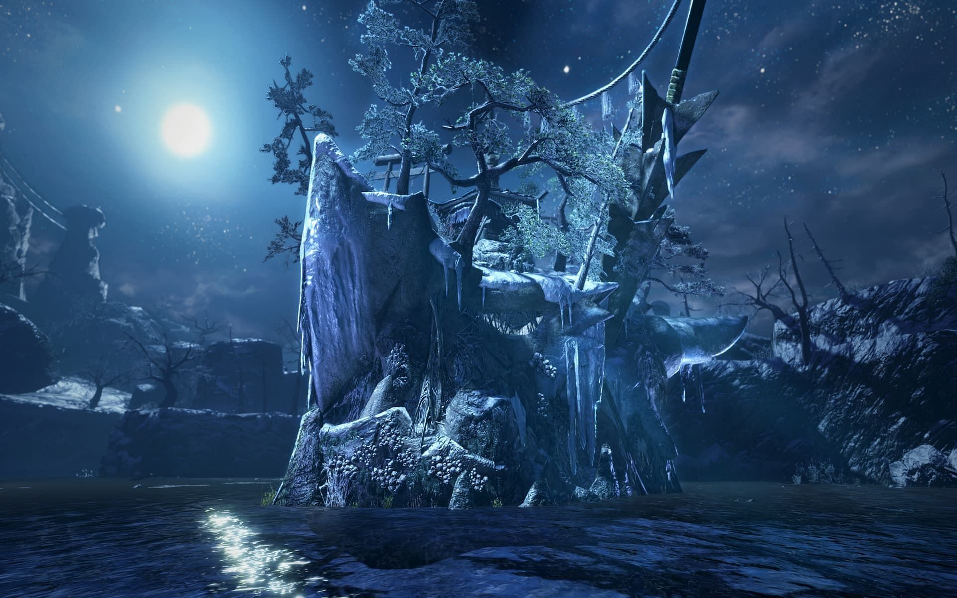 The Frost Islands in Monster Hunter Rise (Image via Capcom)