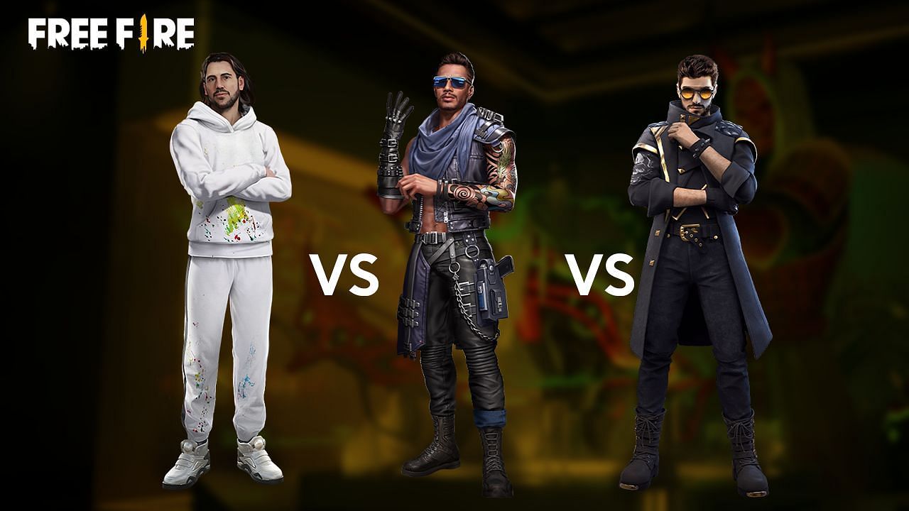 Which one of these will become the meta Free Fire character in 2022? (Image via Sportskeeda)
