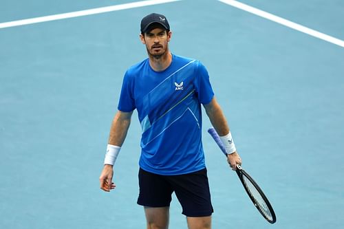 Andy Murray at the Australian Open 2022