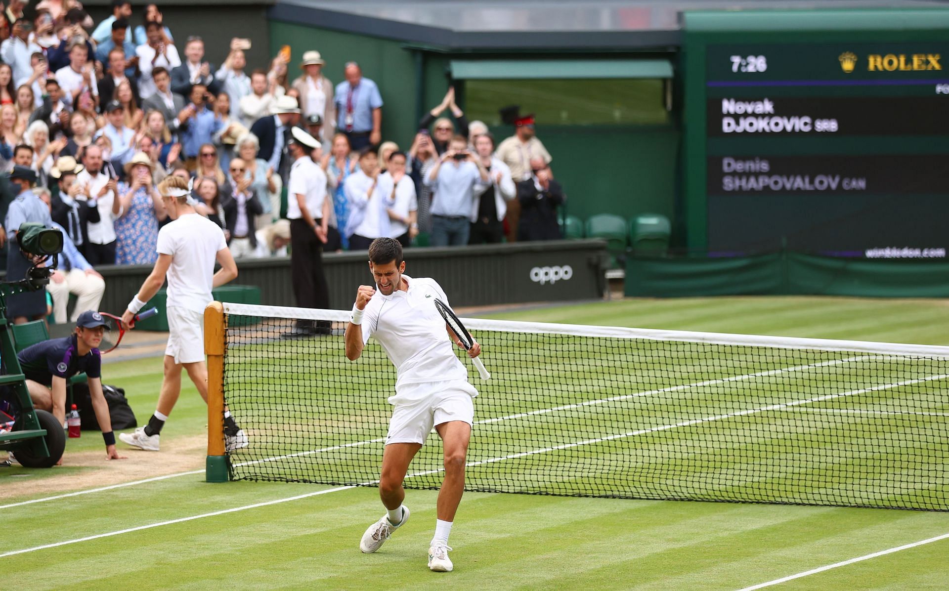 Novak Djokovic at the Wimbledon Championships 2021