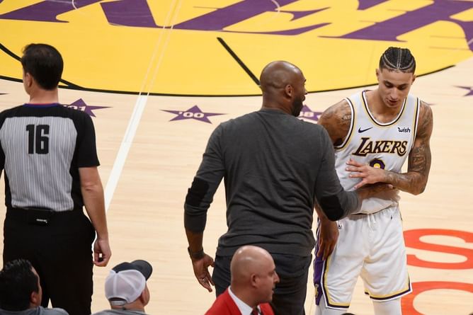 "Life happens…storms come and go you just stay calm" - Kyle Kuzma on advice he received from Kobe Bryant