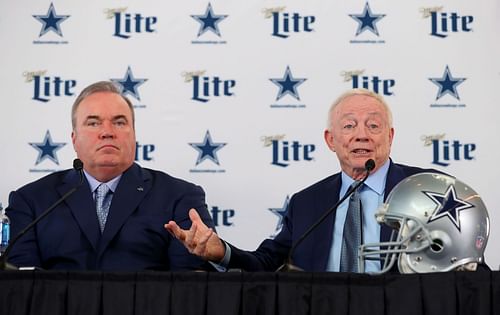 Dallas Cowboys owner Jerry Jones and head coach Mike McCarthy