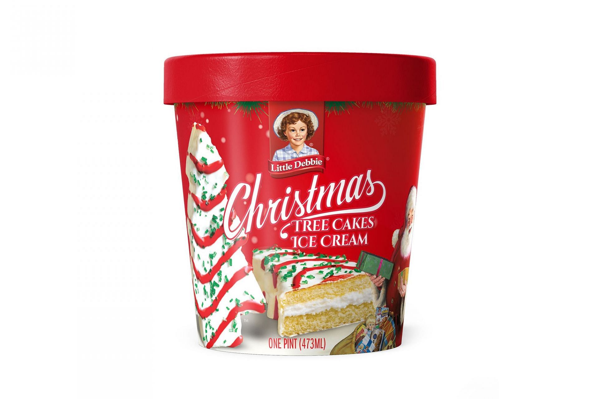 Their previous collaboration, the Christmas Tree Cakes Ice Cream (Image via LittleDebbie/Twitter)