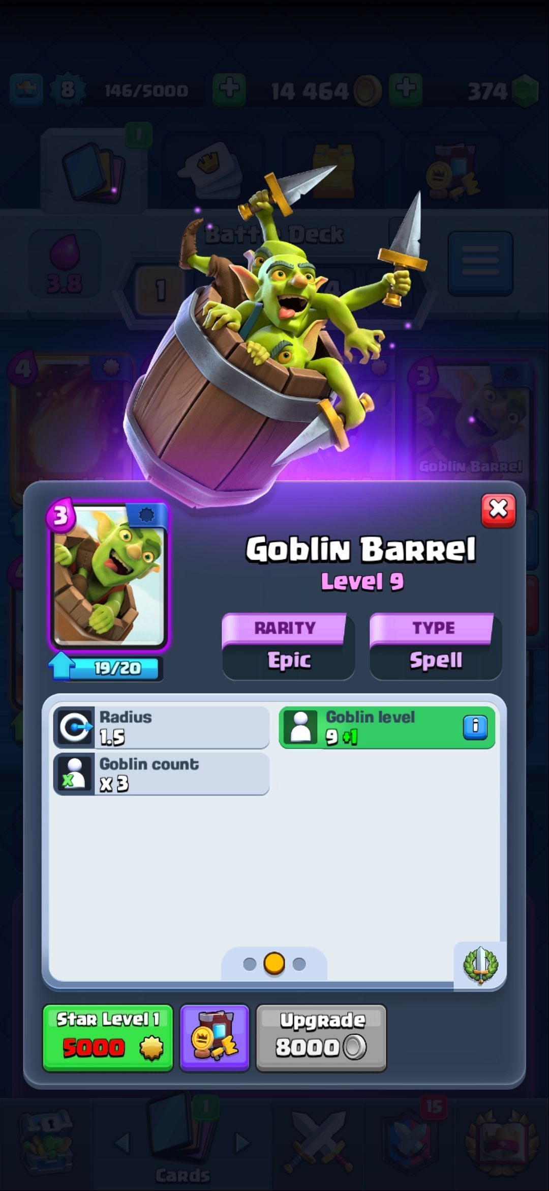 The Goblin Barrel (Image via Sportskeeda)