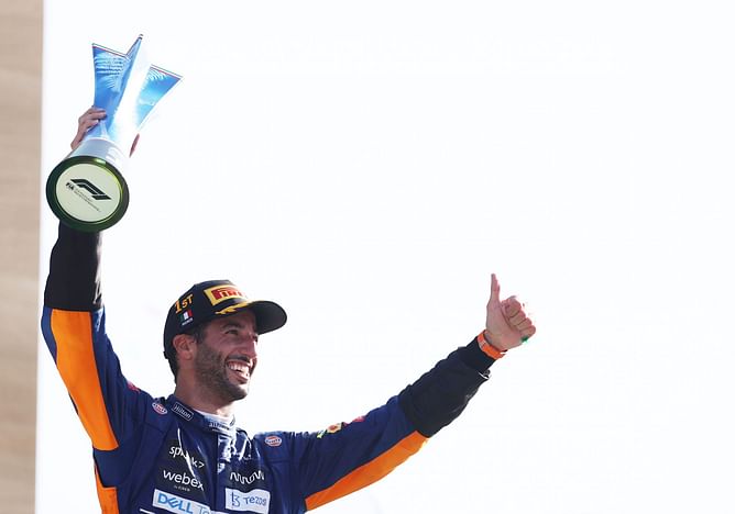 Daniel Ricciardo's charge to the top step: Monza voted as best race of 2021