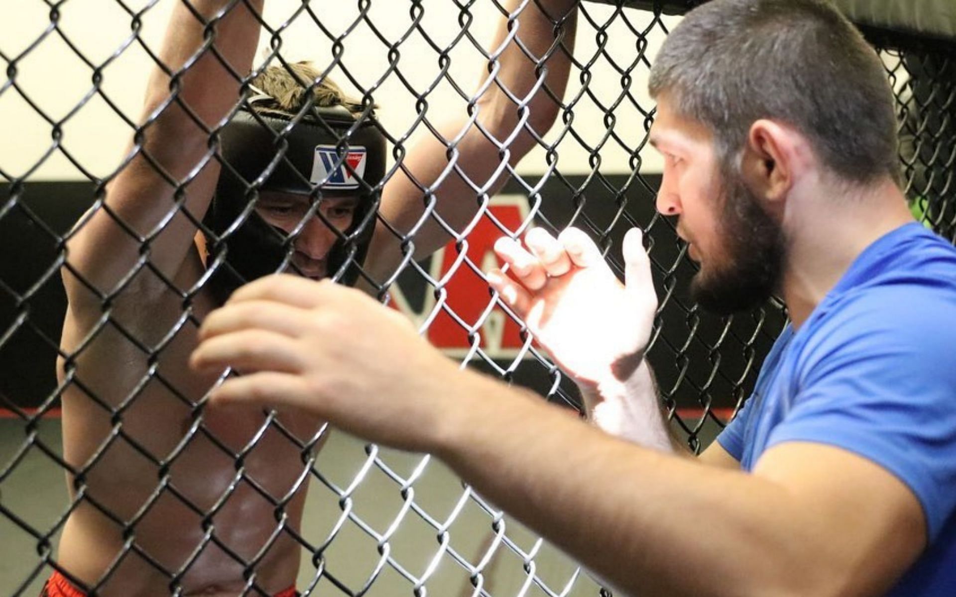 Khabib Nurmagomedov has monitored the growth of Saygid Izagakhmaev inside the MMA cage