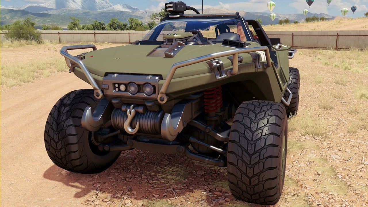 AMG Transport Dynamics M12S Warthog CST 2554 in Forza Horizon 5 (Image via Playground Games)