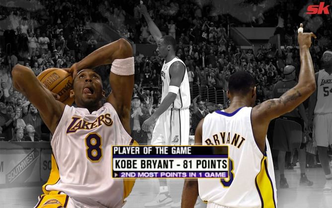 Watch: Kobe Bryant with a historic 81-point performance vs the Toronto Raptors, outscores the Raports 55-41 in the 2nd half, on this day 16 years ago