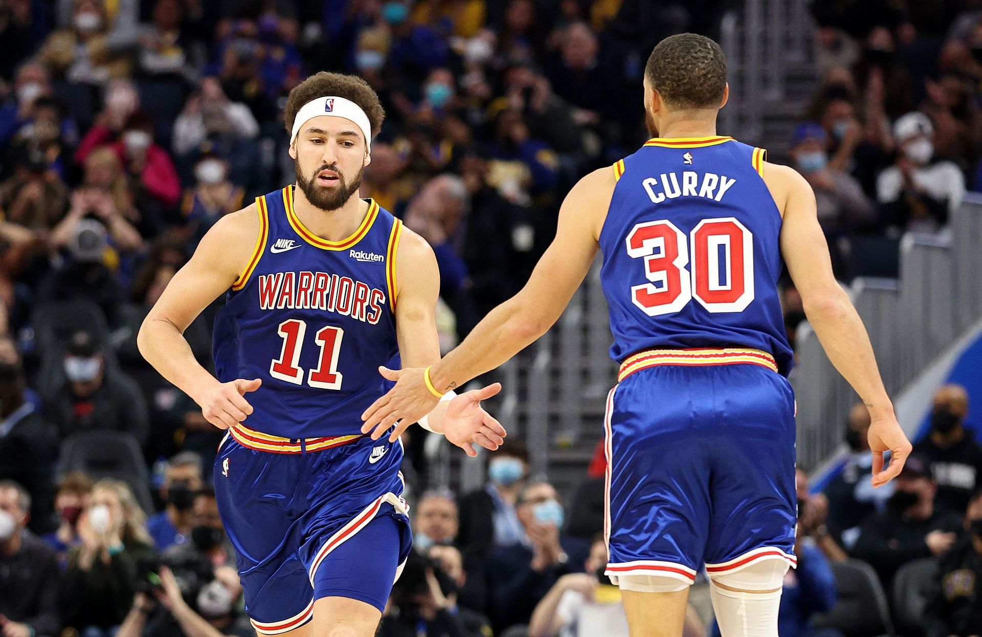  Thompson and  Curry combined for 39 points in the Dubs&#039; 102-86 win over the Detroit Pistons