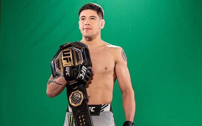 Brandon Moreno reveals why he will defend his belt wearing white and gold gear instead of black at UFC 270