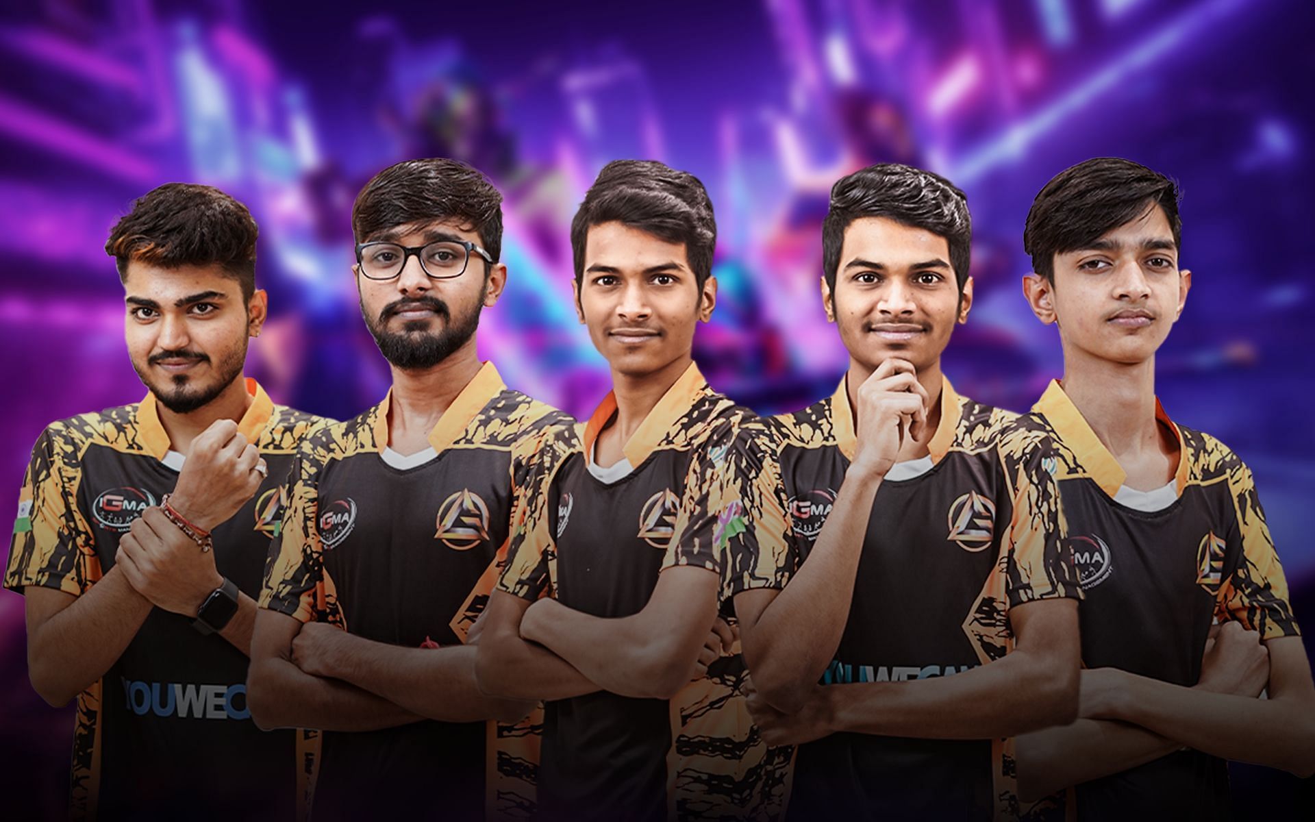 Free Fire roster of Chemin Esports (Image via Sportskeeda)