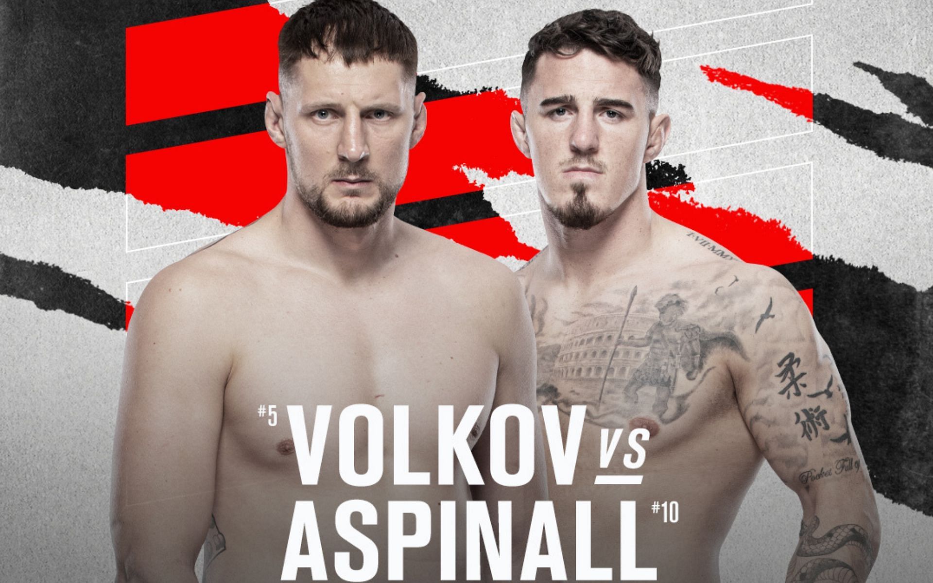 UFC London main event: Alexander Volkov vs Tom Aspinall