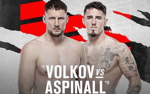 UFC London main event: Alexander Volkov vs Tom Aspinall