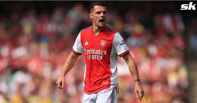 "When it is going badly or worse like against Liverpool, people start to speak" - Arsenal star Granit Xhaka on criticism over his red card