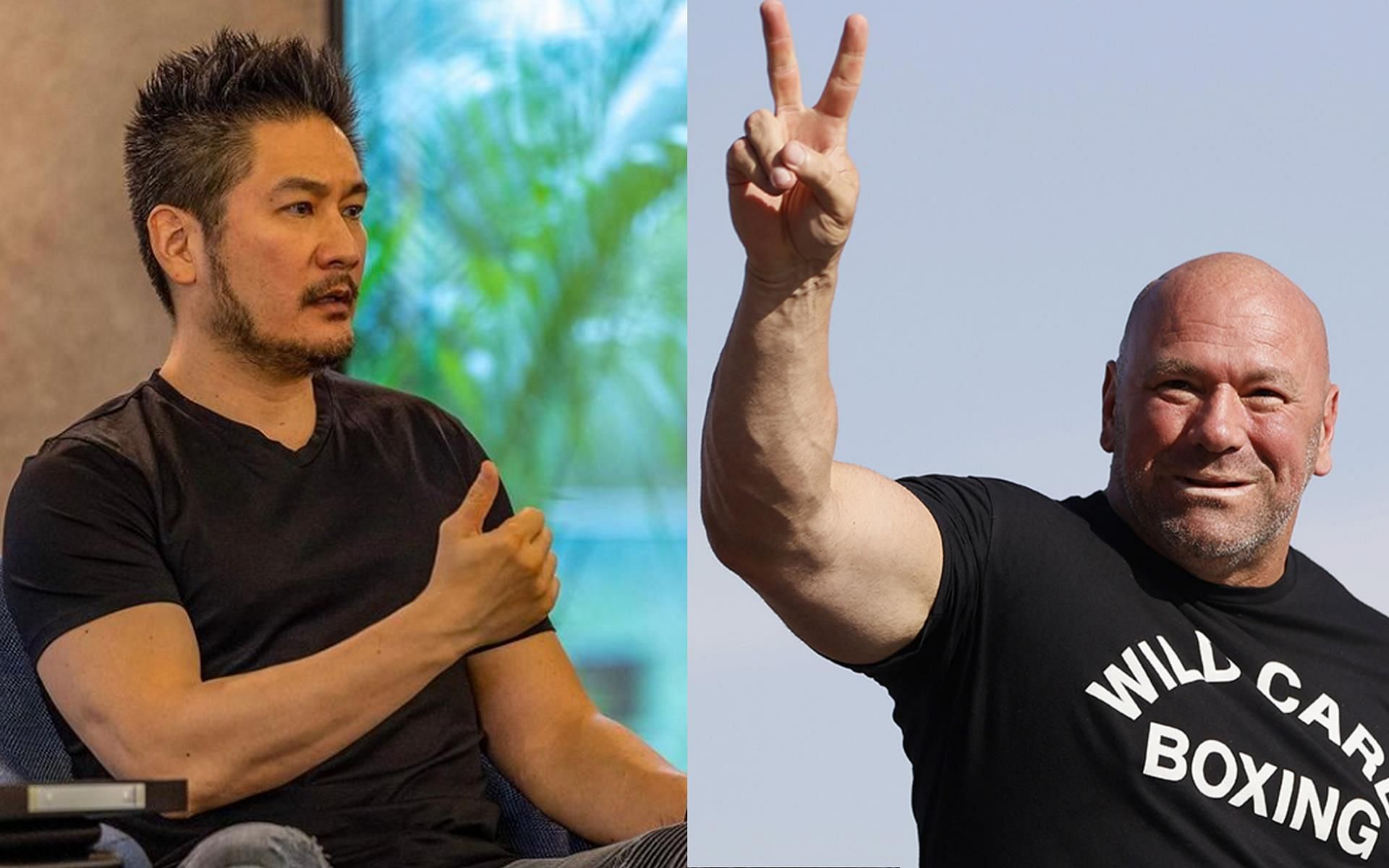 Should Chatri Sityodtong (Left) and Dana White (Right) take it to the cage? | [Photos: Instagram/Fox News]