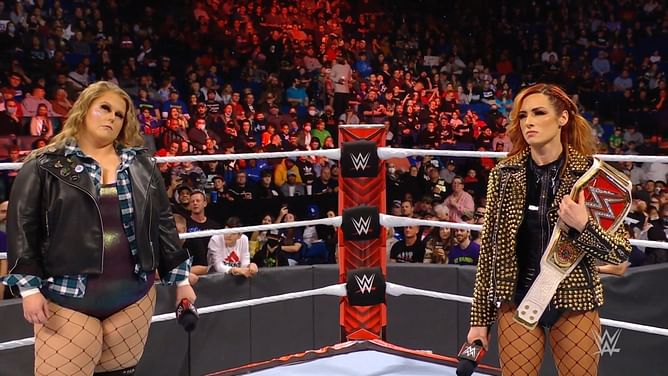 Becky Lynch acknowledges Doudrop's big botch on tonight's RAW