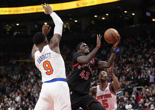 New York Knicks v Toronto Raptors