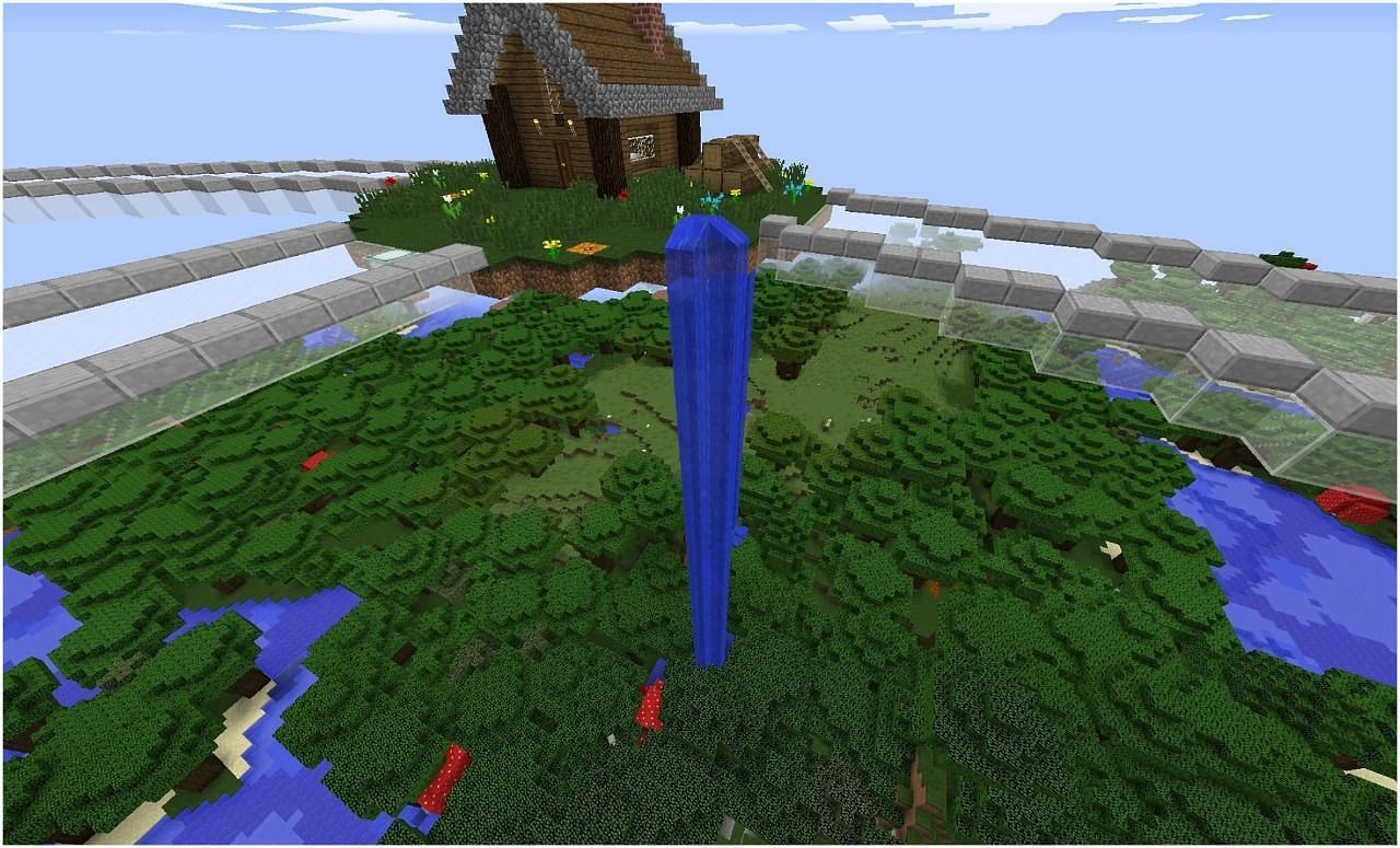 The world of Minecraft (Image Via Minecraft)