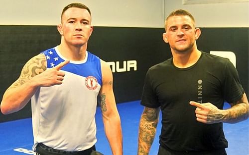 Colby Covington and Dustin Poirier [Photo via @colbycovmma on Instagram]